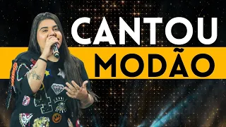 Yasmin Santos canta "Ciclo Vicioso" no Faustão Na Band