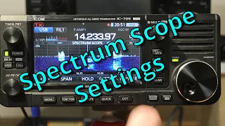 IC-705 A2Z #13 Spectrum Scope Part 1