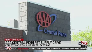 Hometown Heroes: AAA Central Penn Pet Supply Drive