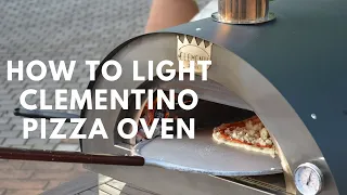 How to light Clementino pizza oven