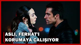 Aslı, Ferhat'ı Korumaya Çalışıyor! - Siyah Beyaz Aşk 24.Bölüm