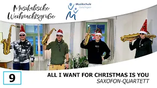 Musikalische Weihnachtsgrüße 2021 | Nr. 9 | Saxofon-Quartett | Musikschule Geislingen