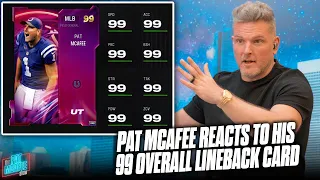 Pat McAfee Reacts To His 99 OVR Linebacker Madden Ultimate Team Card