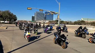 PP1 new year ride Richmond@ Sam Houston Tollroad feeder