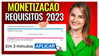 💲Como MONETIZAR O CANAL do YOUTUBE em 2023 (GUIA ATUALIZADO!)