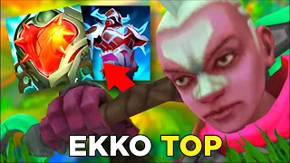 Ekko TOP tankuje wszystkich w League of Legends