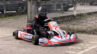 Rye House Rotax Karting at 50 years old. 4th time. 77T, 146 Jet