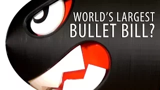 World's Largest 3D Printed Bullet Bill / Banzai Bill from Nintendo Super Mario Bros?