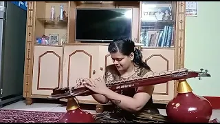 Megha bantu megha# mannina dooni# cover song on Veena #