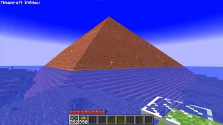 How to Find the Brick Pyramid in Minecraft Infdev.