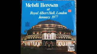 Mehdi Hassan ‎– Mehdi Hassan at Royal Albert Hall, London January 1977 | Rare Pakistani Classical LP
