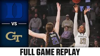 Duke vs. Georgia Tech Full Game Replay | 2022-23 ACC Women’s Basketball