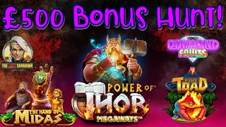 £500 Bonus Hunt! Max Power Of Thor & Raptor Spins!