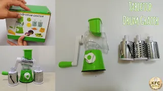 Tabletop Drum Grater |‎Vegetables Slicer|@kitchenfoodschannel 