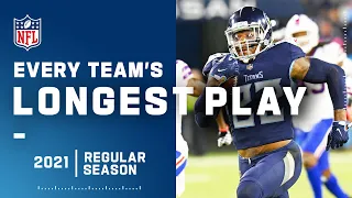 Every Team's Longest Play of the 2021 Regular Season | NFL Highlights