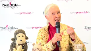 JANE  GOODALL INVITÉE EXCEPTIONNELLE DU PRESS CLUB