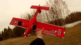 E-Flite Micro DRACO 800mm 4S flight