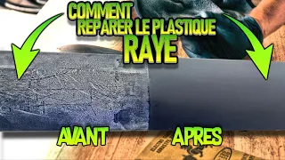 COMMENT REPARER LES PLASTIQUES RAYES ( voiture moto )