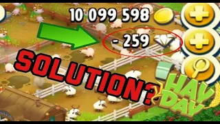 How to Solve Negative Diamonds Problem in Hay Day?