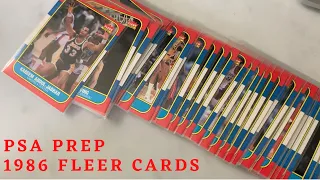 PSA Prep | 1986 Fleer Cards