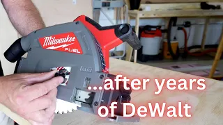 It finally convinced me: Milwaukee Fuel Track Saw