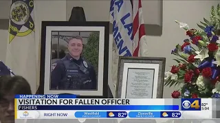 Visitation for fallen Elwood officer Noah Shahnavaz