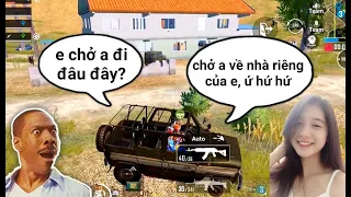 PUBG Mobile - Trà Trộn Gặp Gái Xinh Rủ Lộc Về Nhà Và Cái Kết :)) | 2 Game Cùng Team Dễ Thương