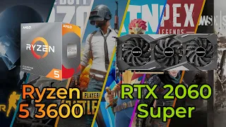 RTX 2060 Super + Ryzen 5 3600 Gaming PC 1440p Benchmarks