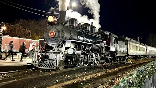 Valley Railroad’s Steamer Trio on the North Pole Express