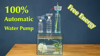 Free Energy water pump plastic bottle -  Water Pump for Aquarium