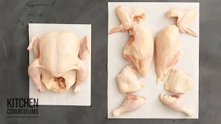 How to Cut a Chicken Into 8 Pieces in Under a Minute - Kitchen Conundrums with Thomas Joseph