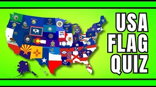 Guess The USA Flags | Ultimate 50 States Flag Quiz 2024