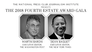 2018 NPC Fourth Estate Award Honoring Dean Baquet and Martin Baron