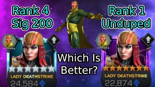 Which One Should You Choose? 7 Star Or 6 Star Lady Deathstrike? | Marvel Contest Of Champions