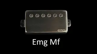 Emg 81 vs Emg Mf Marty Friedman bridge pickup comparison (distortion only)