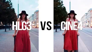 Sony Cine4 vs HLG3! Which one is better?