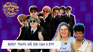 Meus amigos tentam não rir com o BTS (e falham) | React BTS