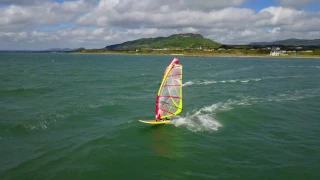 Windsurfing in Ireland .. Summer Freeride  ... East Coast!