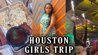 HOUSTON GIRLS TRIP!!!! | Turkey Leg Hut, KAMP Houston, Seaside Lounge #TURNUP | KAYLADELORES TV