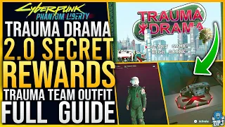 Cyberpunk 2077: Trauma Drama SECRET REWARDS - How To Get Trauma Team Outfit & More - Arcade Game