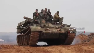 Syria : Combat Footage from the Liberation of Safa Hills the Last ISIS Enclave in Damascus Desert