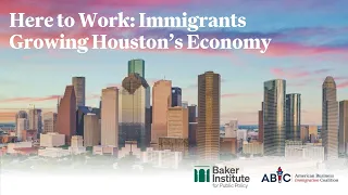 Here to Work: Immigrants Growing Houston’s Economy