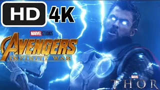 Thor arrives in wakanda scene- Avengers infinity war (2018) english/Hindi in full HD 4K