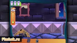 Flashok ru обзор онлайн флеш игры Scooby Doo and the Creepy Castle Скуби Ду и страшный замок)