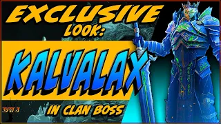 EXCLUSIVE LOOK:  Kalvalax in Clan Boss | Raid Shadow Legends