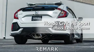 REMARK Honda Civic Hatchback Sport Catback Exhaust System