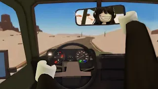 UMA VIAGEM DE CARRO NADA NORMAL NO ROBLOX *A DUSTY TRIP*