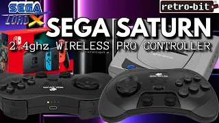 Retro-bit Sega Saturn 2.4ghz Wireless Pro Controller