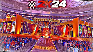 WWE 2K24 WRESTLEMANIA 39 EVENING ENTRANCES WITH RTX (SOFI STADIUM) | WWE 2K23 MOD | KanavXGaming KxG