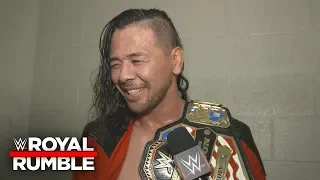 Shinsuke Nakamura is reunited with the U.S. Title at Royal Rumble: WWE Exclusive, Jan. 27, 2019